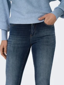 Hot ONLBLUSH Mellemhøj talje Skinny fit Jeans Dame Jeans|Jeans