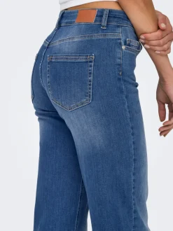 Best ONLBLUSH Mellemhøj talje Straight fit Jeans Dame Jeans|Jeans