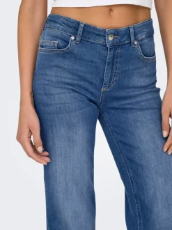 Best ONLBLUSH Mellemhøj talje Straight fit Jeans Dame Jeans|Jeans