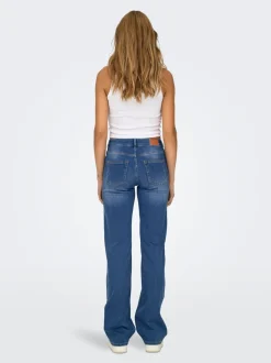Best ONLBLUSH Mellemhøj talje Straight fit Jeans Dame Jeans|Jeans
