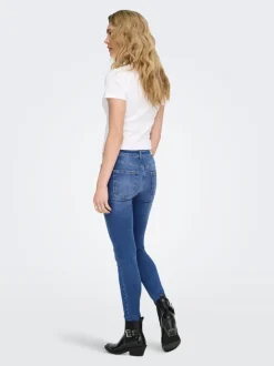 Best ONLBLUSH Mellemhøj talje Skinny fit Ankellængde Jeans Dame Jeans|Jeans