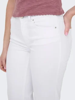 Discount ONLBLUSH Mellemhøj talje Straight fit Jeans Dame Jeans|Jeans