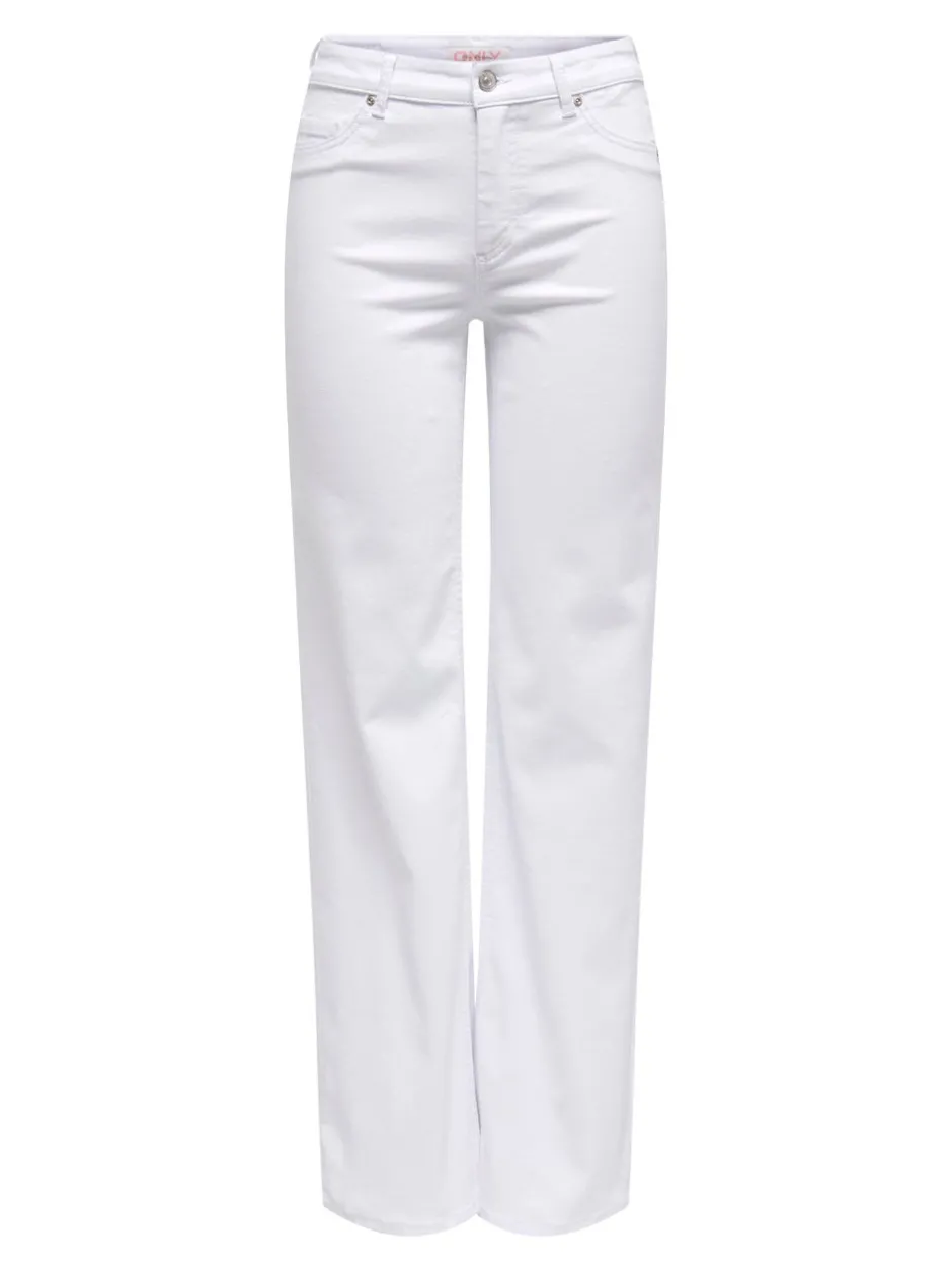 Discount ONLBLUSH Mellemhøj talje Straight fit Jeans Dame Jeans|Jeans