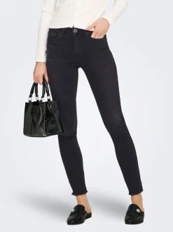 New ONLBLUSH Mellemhøj talje Skinny fit Ankellængde Jeans Dame Jeans|Jeans