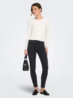 New ONLBLUSH Mellemhøj talje Skinny fit Ankellængde Jeans Dame Jeans|Jeans