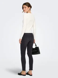 New ONLBLUSH Mellemhøj talje Skinny fit Ankellængde Jeans Dame Jeans|Jeans