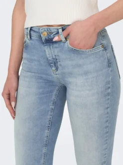 Hot ONLBLUSH Mellemhøj talje Skinny fit Ankellængde Jeans Dame Jeans|Jeans