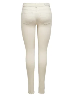 Outlet ONLBLUSH Mellemhøj talje Skinny fit Ankellængde Jeans Dame Jeans|Jeans