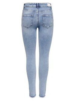 New ONLBLUSH Mellemhøj talje Skinny fit Ankellængde Jeans Dame Jeans|Jeans