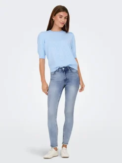 New ONLBLUSH Mellemhøj talje Skinny fit Ankellængde Jeans Dame Jeans|Jeans