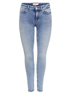 New ONLBLUSH Mellemhøj talje Skinny fit Ankellængde Jeans Dame Jeans|Jeans