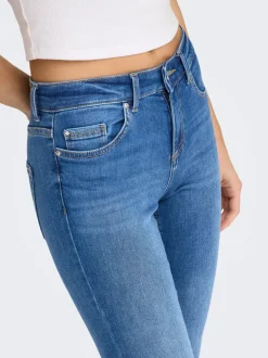 Hot ONLBLUSH Mellemhøj talje Skinny fit Ankellængde Jeans Dame Jeans|Jeans