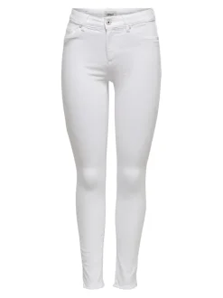 Online ONLBLUSH Mellemhøj talje Skinny fit Ankellængde Jeans Dame Jeans|Jeans