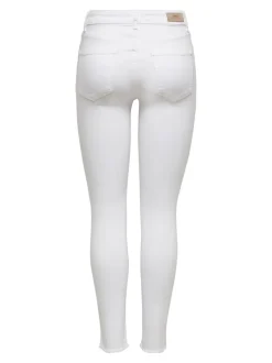 Online ONLBLUSH Mellemhøj talje Skinny fit Ankellængde Jeans Dame Jeans|Jeans