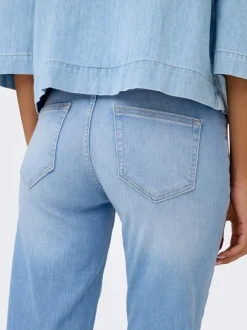 Online ONLBLUSH Mellemhøj talje Straight fit Jeans Dame Jeans|Jeans