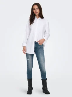 ONLBLUSH Mellemhøj talje Skinny fit Ankellængde Jeans Dame Jeans|Jeans