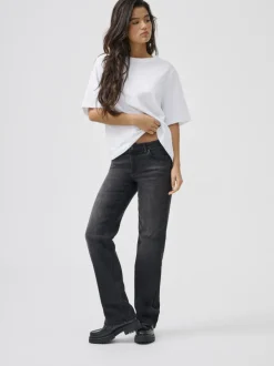 Best ONLBLUSH Mellemhøj talje Straight fit Jeans Dame Jeans|Jeans