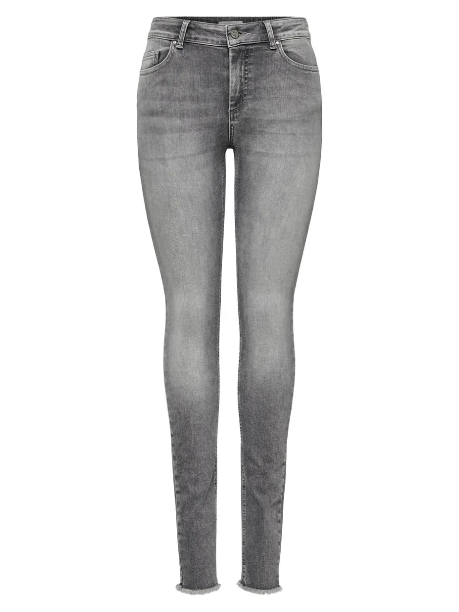 New ONLBLUSH Mellemhøj talje Skinny fit Ankellængde Jeans Dame Jeans|Jeans