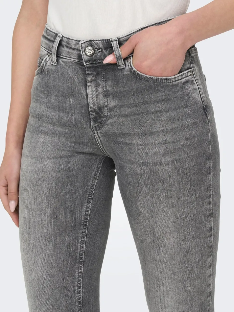 New ONLBLUSH Mellemhøj talje Skinny fit Ankellængde Jeans Dame Jeans|Jeans