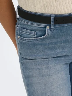 Clearance ONLBLUSH Mellemhøj talje Straight fit Jeans Dame Jeans|Jeans