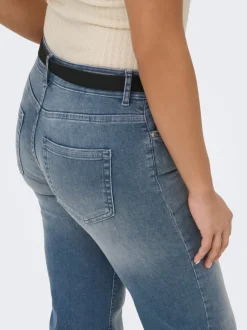 Clearance ONLBLUSH Mellemhøj talje Straight fit Jeans Dame Jeans|Jeans