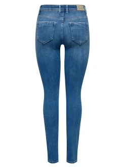 Clearance ONLBLUSH Mellemhøj talje Skinny fit Jeans Dame Jeans|Jeans