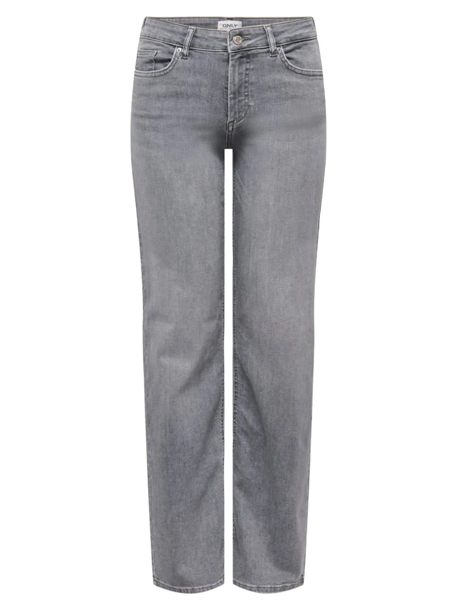 Online ONLBLUSH Mellemhøj talje Straight fit Jeans Dame Jeans|Jeans