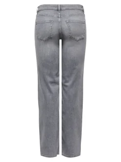 Online ONLBLUSH Mellemhøj talje Straight fit Jeans Dame Jeans|Jeans