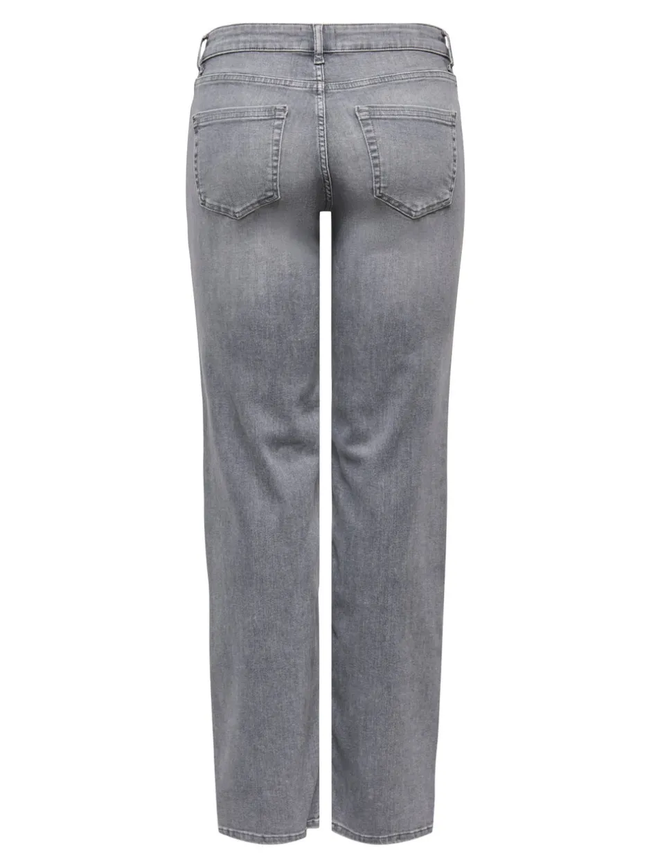 Online ONLBLUSH Mellemhøj talje Straight fit Jeans Dame Jeans|Jeans