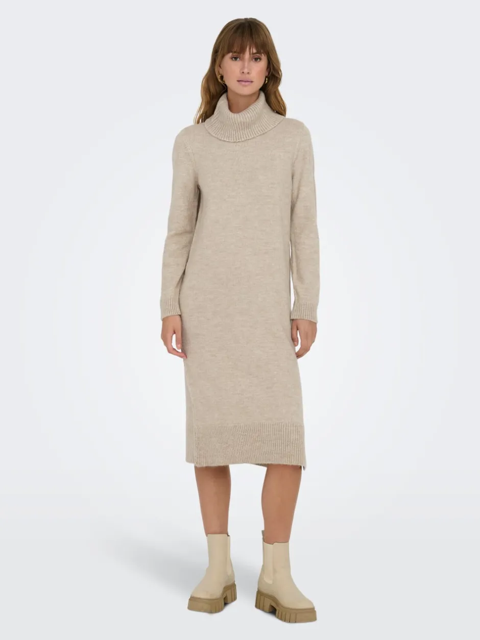 Outlet ONLBRANDIE Lang kjole Dame Strik & Cardigans|Kjoler