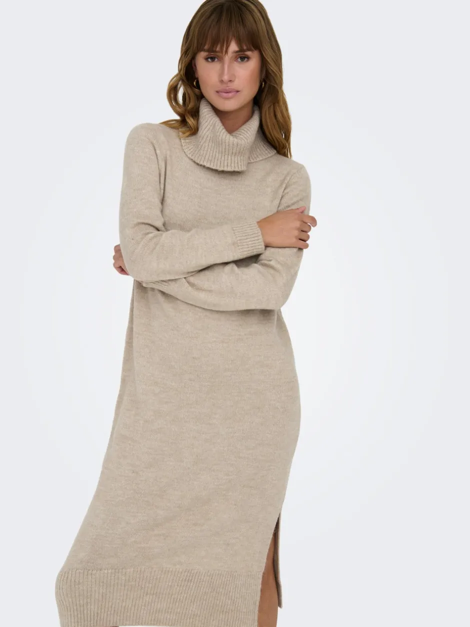 Outlet ONLBRANDIE Lang kjole Dame Strik & Cardigans|Kjoler