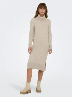 Outlet ONLBRANDIE Lang kjole Dame Strik & Cardigans|Kjoler
