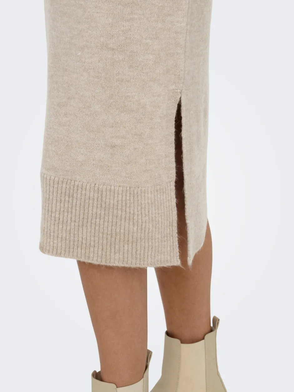 Outlet ONLBRANDIE Lang kjole Dame Strik & Cardigans|Kjoler