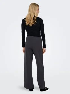 Best ONLBREMEN-YO Wide leg fit Bukser i wide fit Dame Bukser