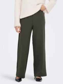 Online ONLBREMEN-YO Wide leg fit Bukser i wide fit Dame Bukser