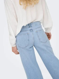 New ONLBRENDA Lav talje Straight fit Jeans Dame Jeans|Jeans