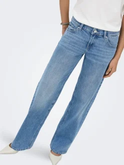 Online ONLBRENDA Lav talje Wide leg fit Jeans Dame Jeans|Jeans