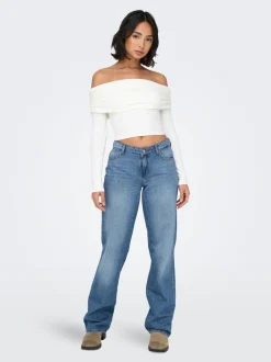 ONLBRITNEY Lav talje Straight fit Jeans Dame Jeans|Jeans