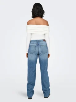 ONLBRITNEY Lav talje Straight fit Jeans Dame Jeans|Jeans