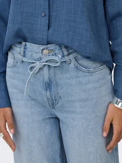 Best ONLBROOME Høj talje Wide leg fit Jeans Dame Jeans|Jeans