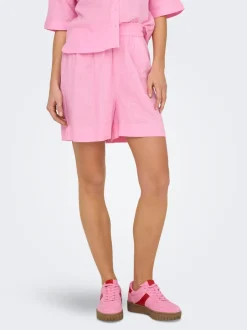 Online ONLBRUXELLES Regular fit Hør Shorts Dame Shorts