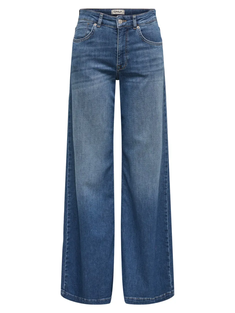 Sale ONLCALIFORNIA Mellemhøj talje Flared fit Jeans Dame Jeans|Jeans