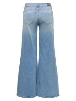 New ONLCALIFORNIA Mellemhøj talje Wide leg fit Jeans Dame Jeans|Jeans