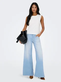 Clearance ONLCALIFORNIA Mellemhøj talje Flared fit Jeans Dame Jeans|Jeans