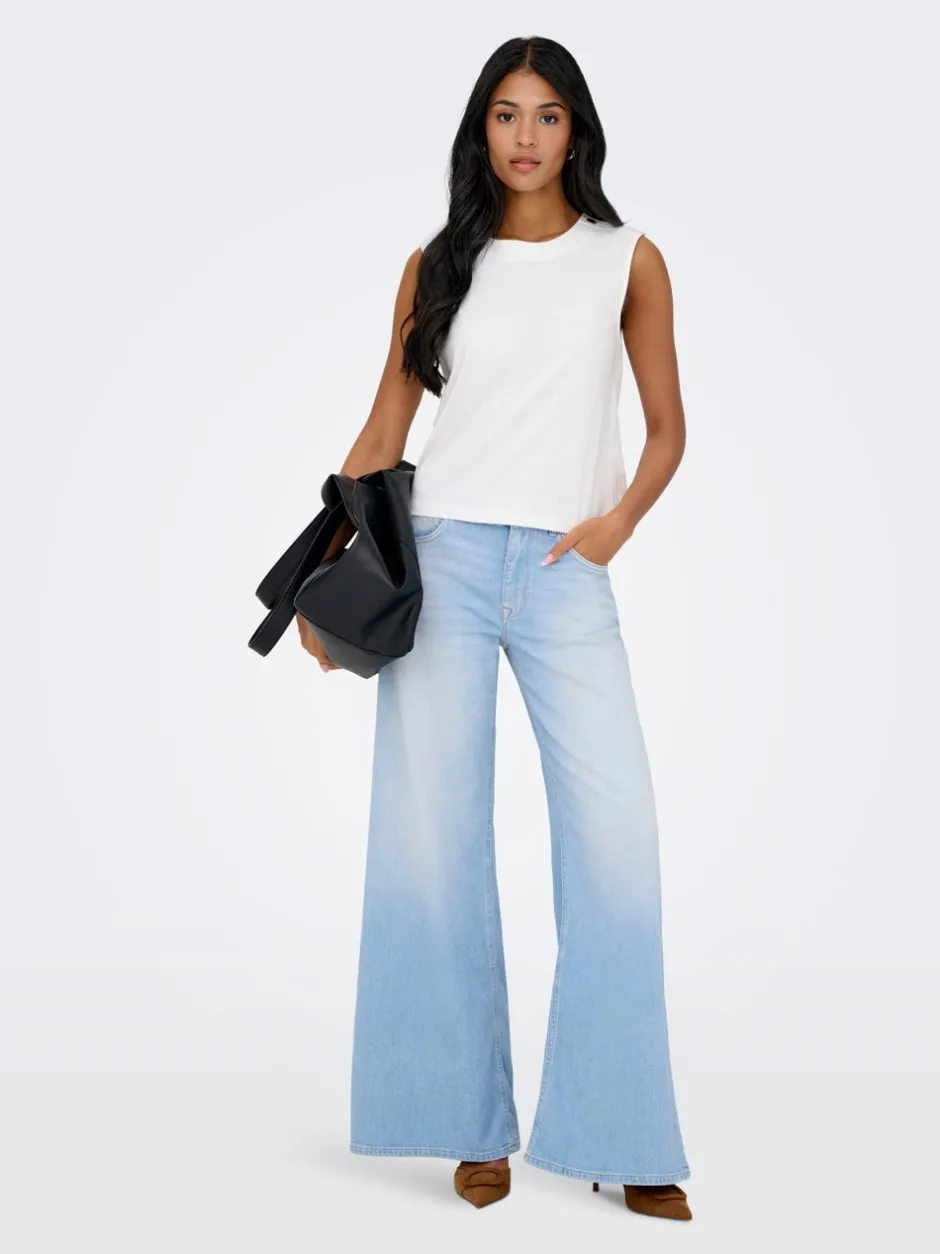 Clearance ONLCALIFORNIA Mellemhøj talje Flared fit Jeans Dame Jeans|Jeans