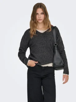 Hot ONLCAMILLA Striktrøje Dame Strik & Cardigans