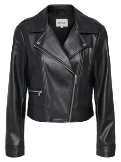 Hot ONLCARMEN Bikerjakke Dame Jakker Og Frakker