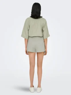 Clearance ONLCARO Hør Nederdel Kort nederdel Dame Nederdele