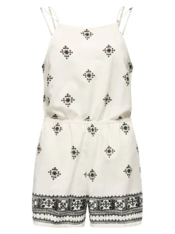 Discount ONLCARO Hør Playsuit Dame Jumpsuits|Shorts