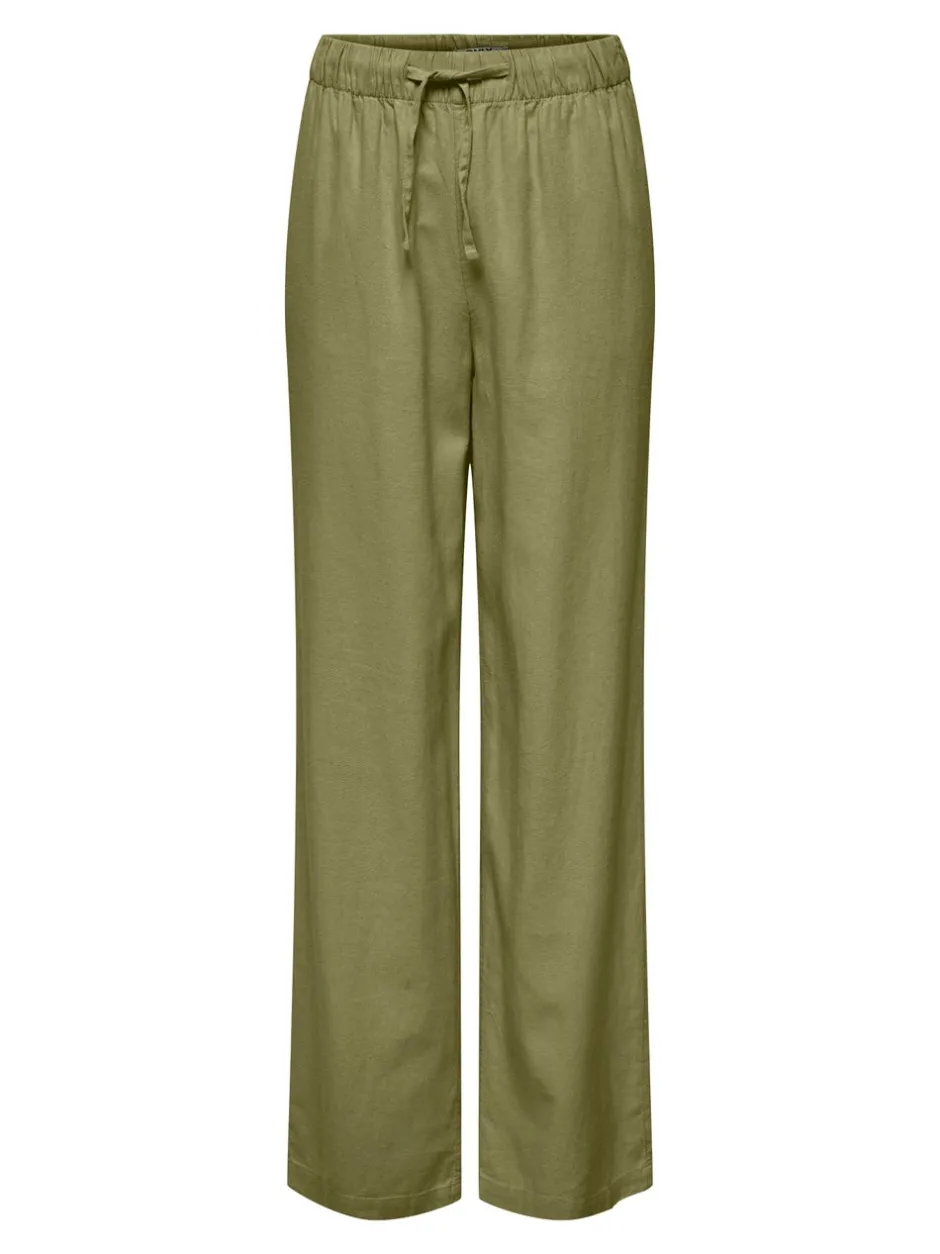 Sale ONLCARO Loose fit Hør Bukser Dame Bukser